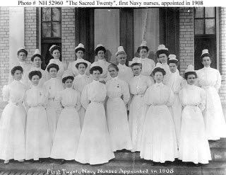 First 20 Navy nurses.