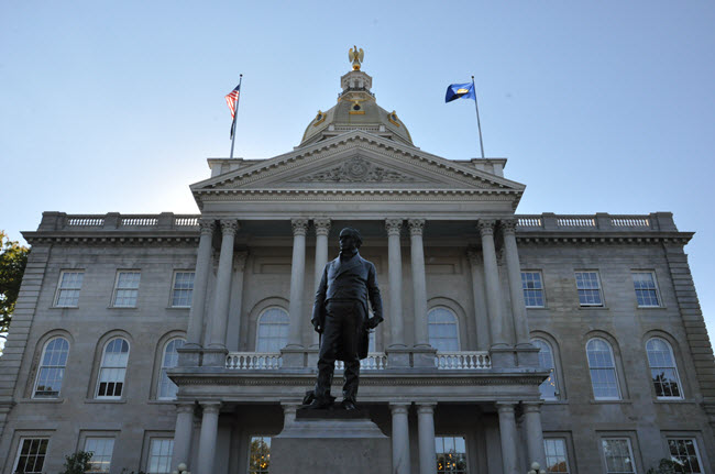 New Hampshire State Capital Building.