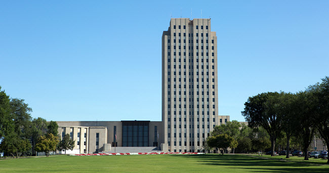 North Dakota State Capitol Building.