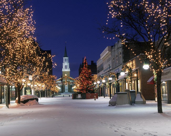 Christmas in Vermont.