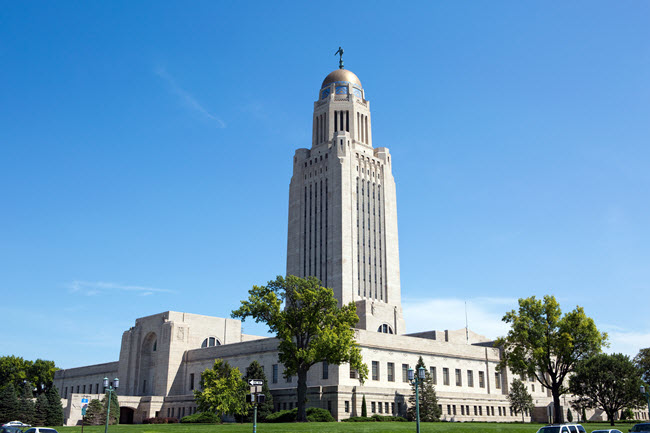 Nebraska State Capital Building.
