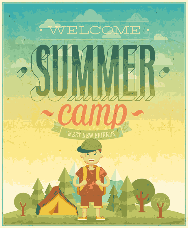 Summer Camp Poster.