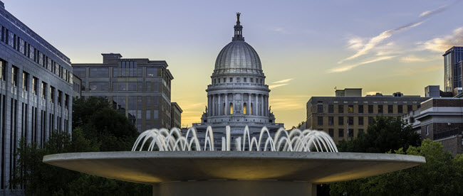 Wisconsin State Capitol Building.