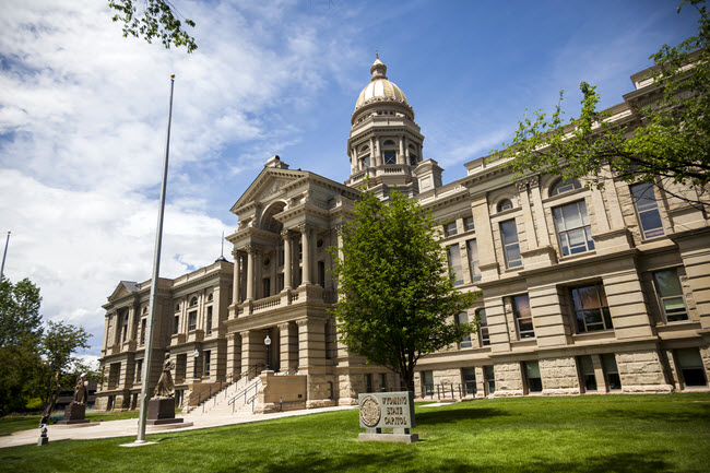 Wyoming State Capitol Building.