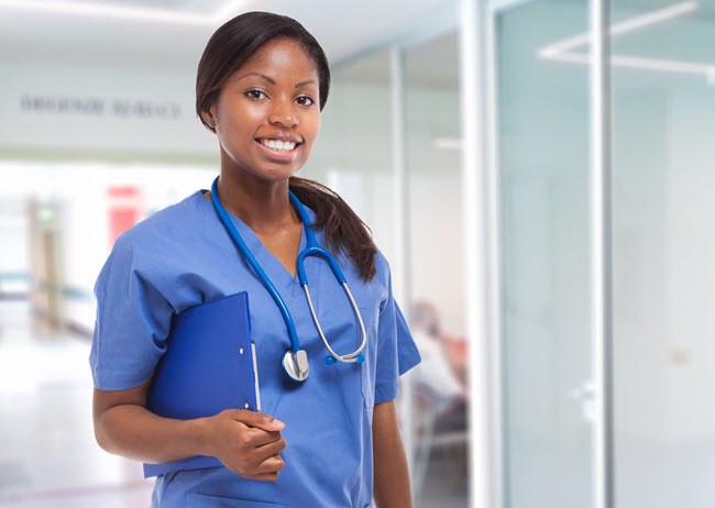 Young Female Nurse.